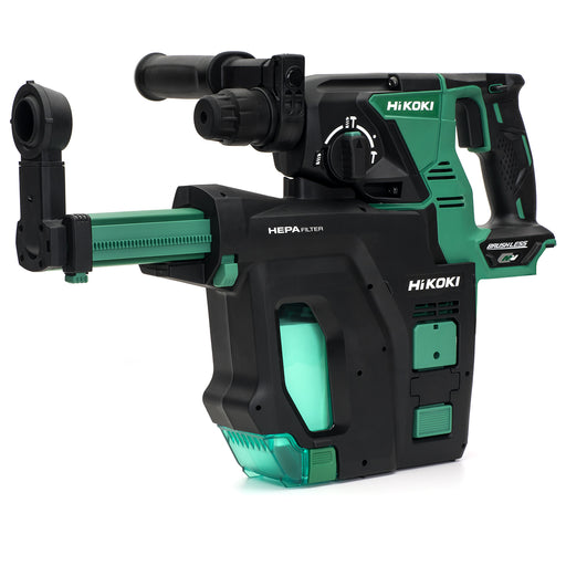 HiKOKI DH36DPB/J3Z 36V Multi-Volt Cordless SDS-Plus Hammer Drill Brushless (With Dust Extraction) - Bare Unit