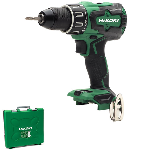Hitachi DV18DBFL2-CASE Combi Drill 18V Cordless Brushless - With Case - DV18DBFL2-CASE
