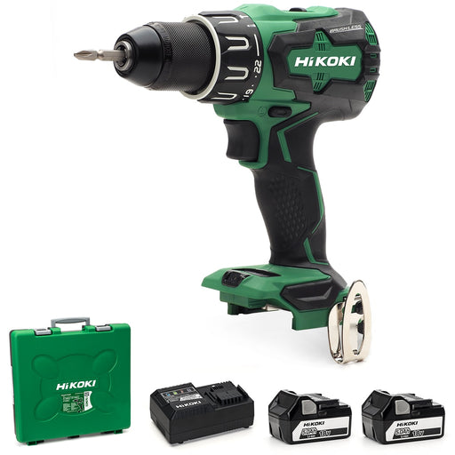HiKOKI / Hitachi DV18DBFL2/JA Brushless Combi Drill 18V - 2 X 5.0AH LI-ION - DV18DBFL2/JA