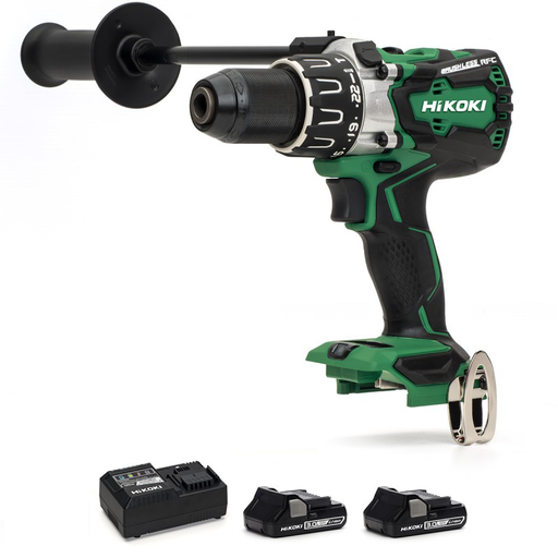 HiKOKI DV18DBXL/JM 18V Cordless Combi Drill Brushless - 2 X 3Ah - Charger